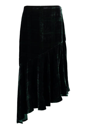 Velvet skirt-0